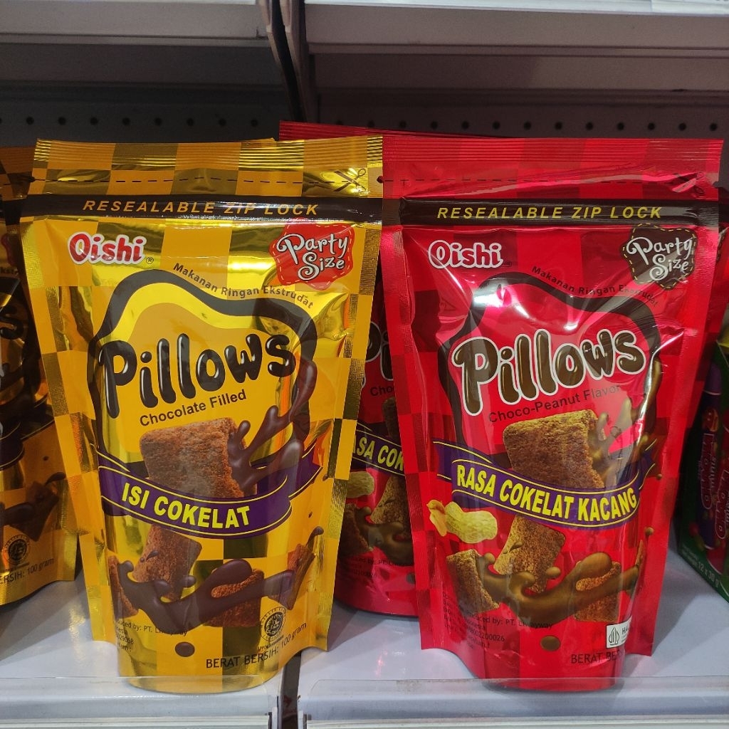 

OISHI SNACK PILLOWS COKLAT/CKLT KACANG 100gr