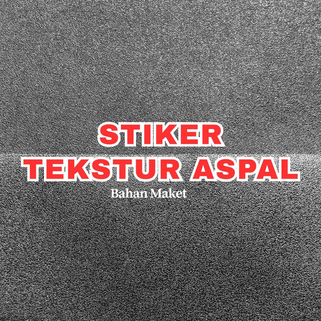 Stiker Tekstur Aspal | Bahan Maket | Kertas Tekstur