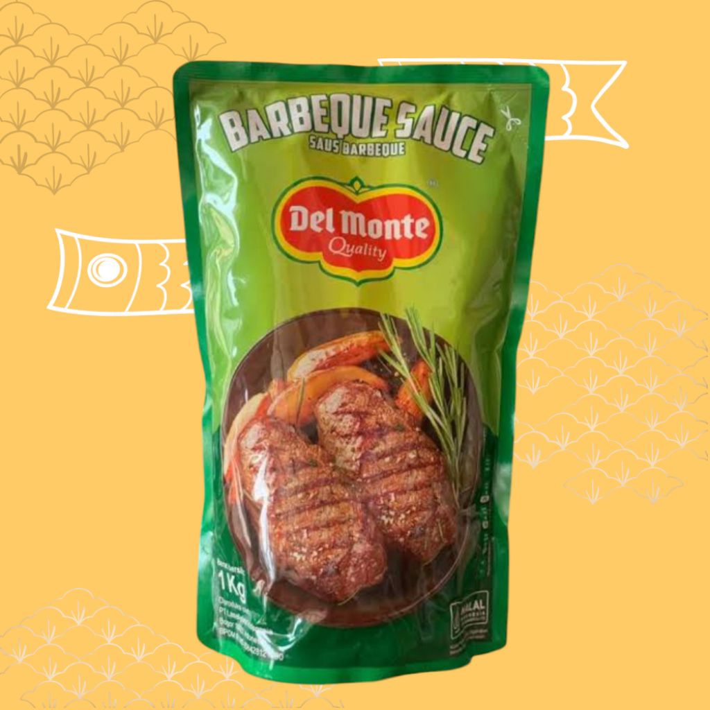 

DELMONTE / Del Monte Barbeque sauce | Saus Barbeque Saos Bbq Pouch 1 kg