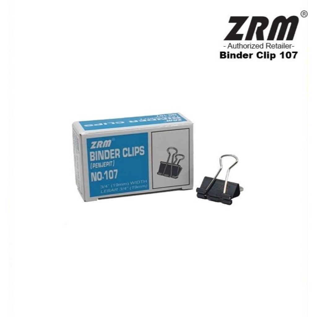 

binder clips/zrm 107/penjepit/isi 12 pcs