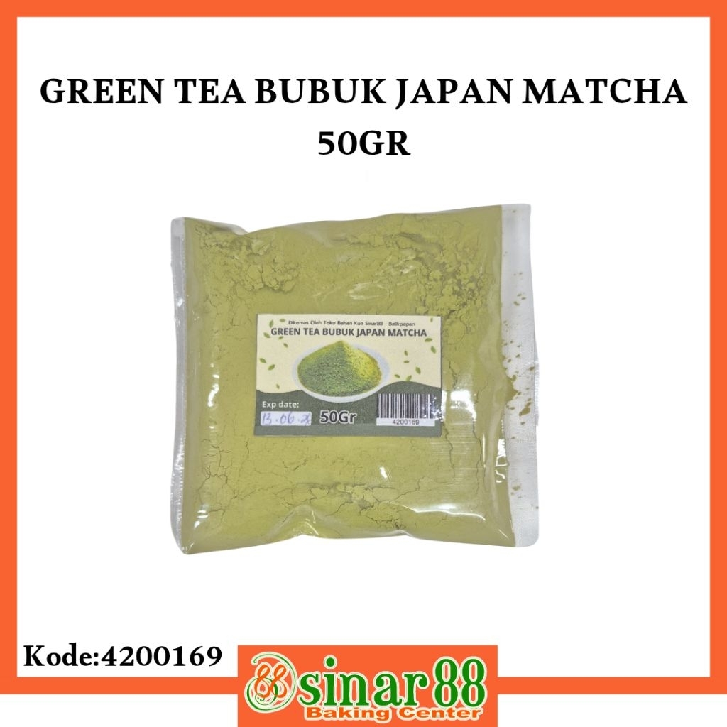 

GREEN TEA BUBUK JAPAN MATCHA REPACK 50GR