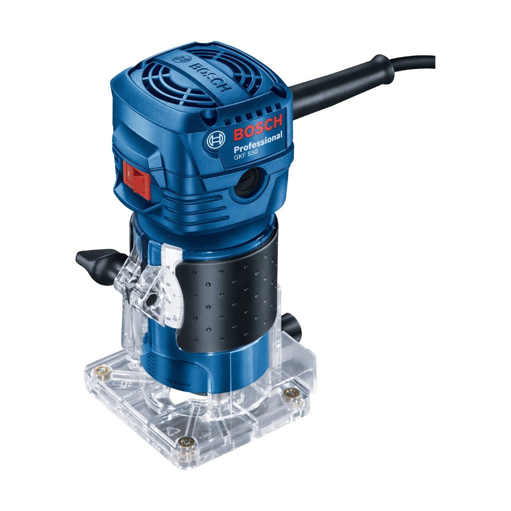 Bosch GKF 550 Palm Router Mesin Trimmer Kayu 550W - Original Bergaransi | Mesin Router Kayu