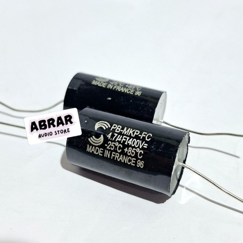 Kapasitor solun milar MKP audio bulat solun 4,7uf 400V 475 400V