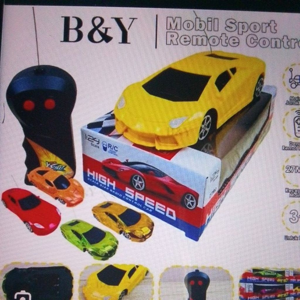 Mainan anak mobil Remot