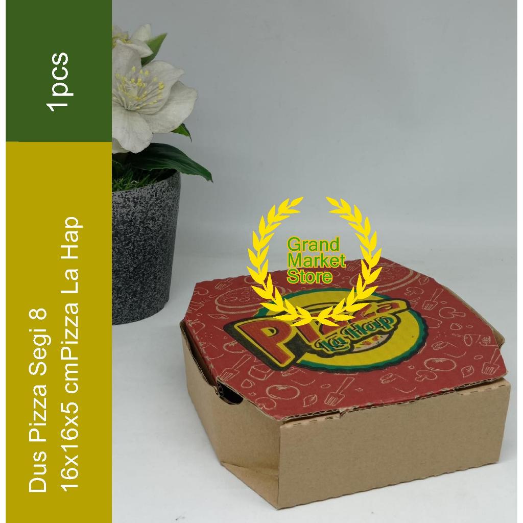

Dus Pizza 16 x 16 x 5 cm Pizza La Hap Segi 8 Pizza Box Kotak Box Murah