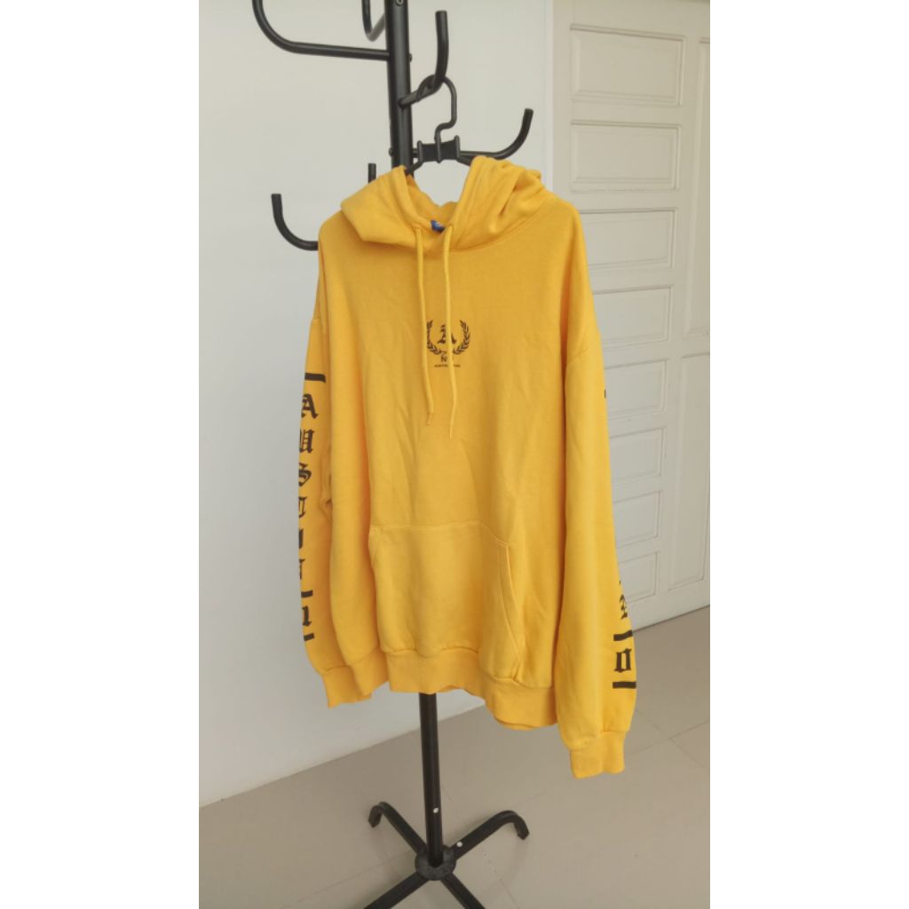 Hoodie Kuning H&M ORIGINAL Seken/Second/Preloved/Bekas Pakai