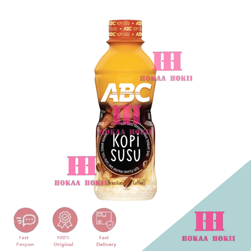 

ABC Kopi Susu Botol Siap Minum 200ml