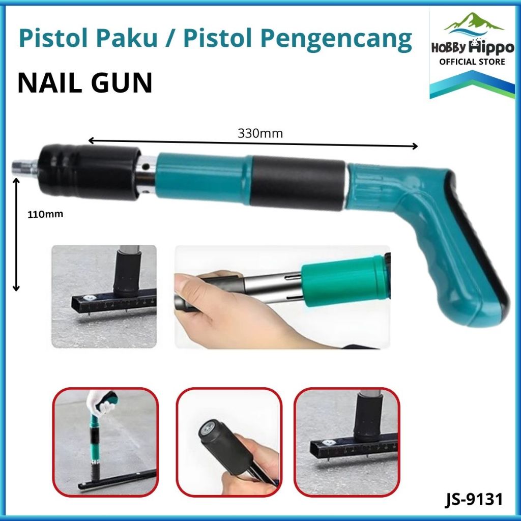 [COD] ALAT PENGENCANG MESIN PAKU BETON / NAIL GUN MESIN PAKU BETON HH-9131
