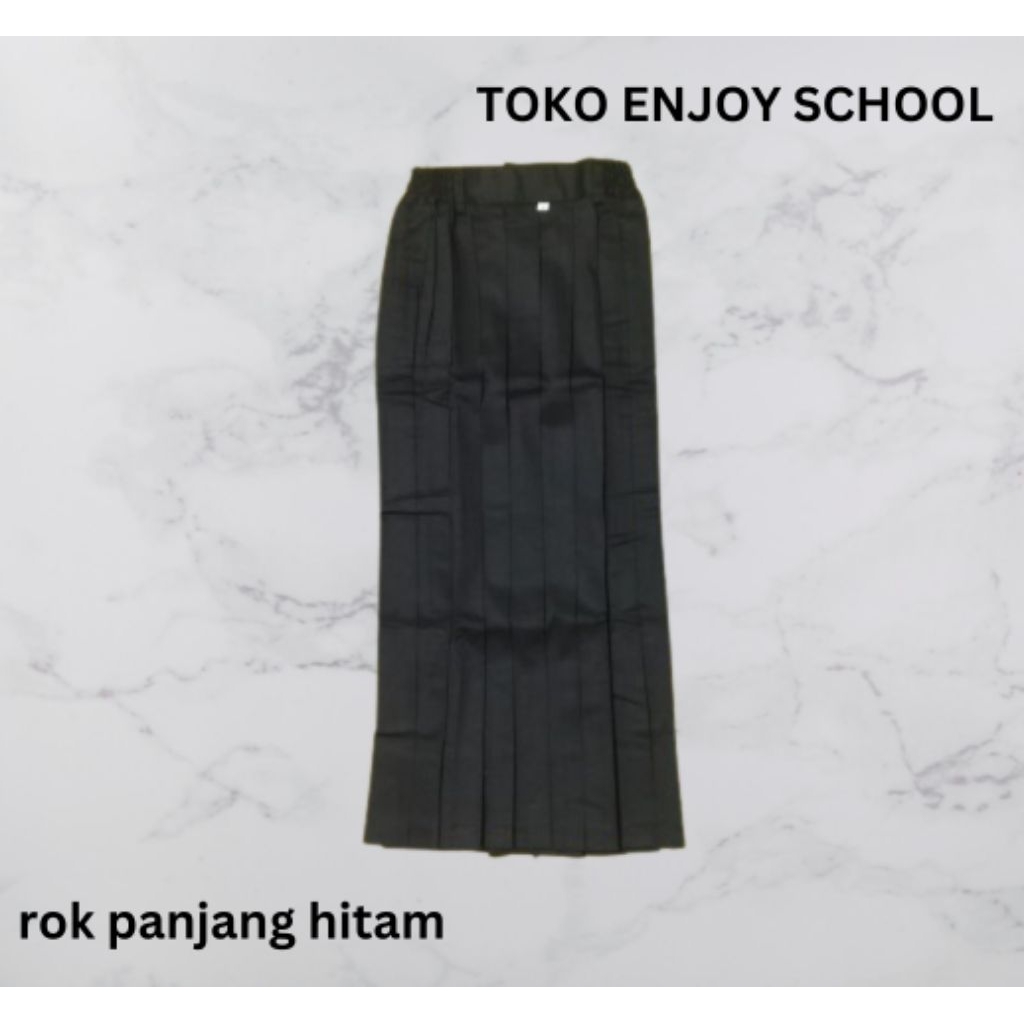 ROK HITAM PANJANG LIPIT 1000