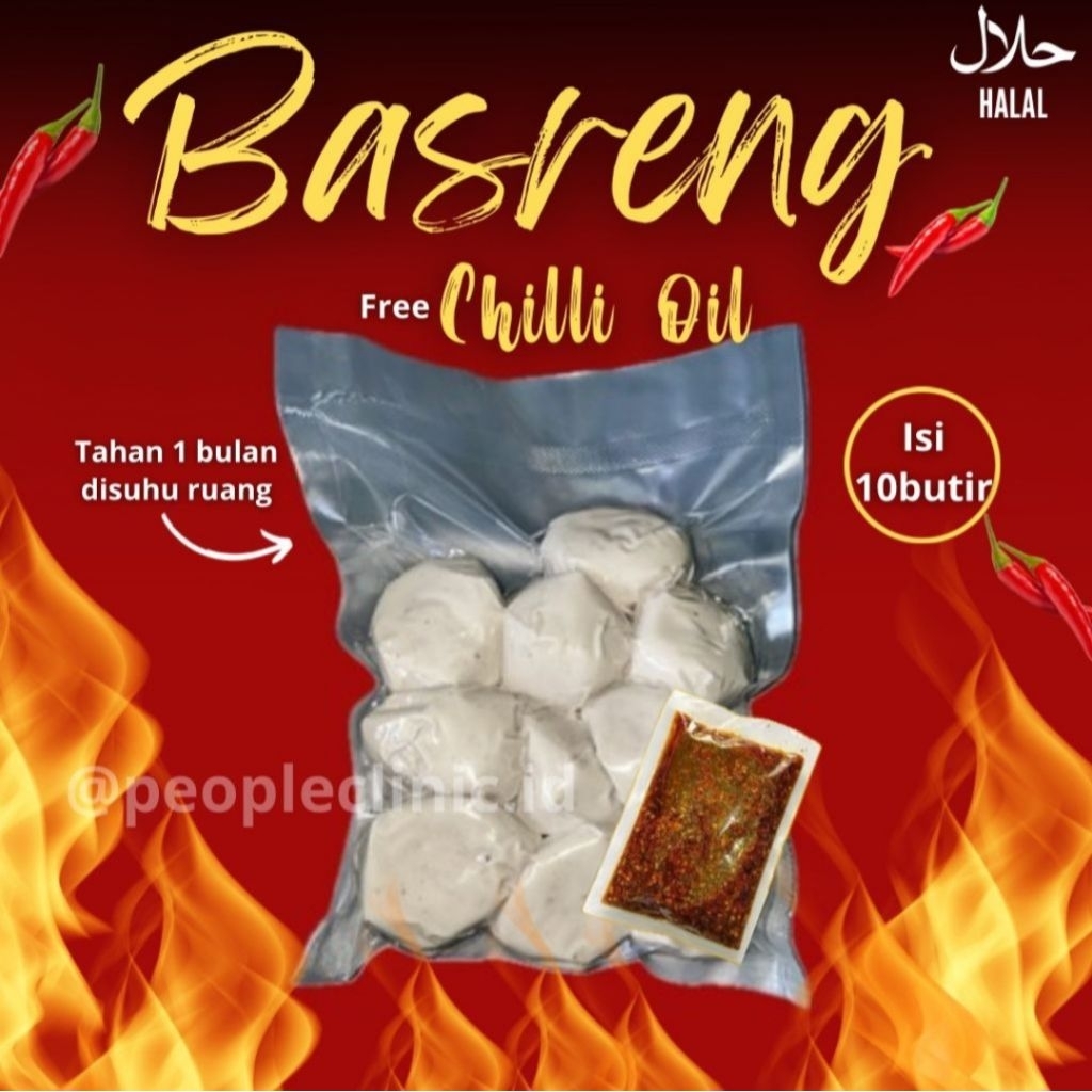 

BASRENG CHILLI OIL ISI 10 PCS BEST SELLER TERENAK