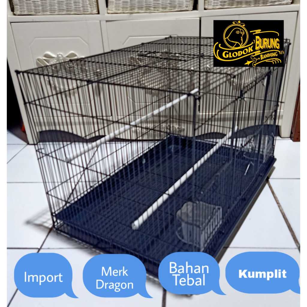 Dragon Sangkar Kotak Kuliar Umbaran Ternak Burung Lovebird Kandang Kenari Kucing Ayam dll / Sangkar 