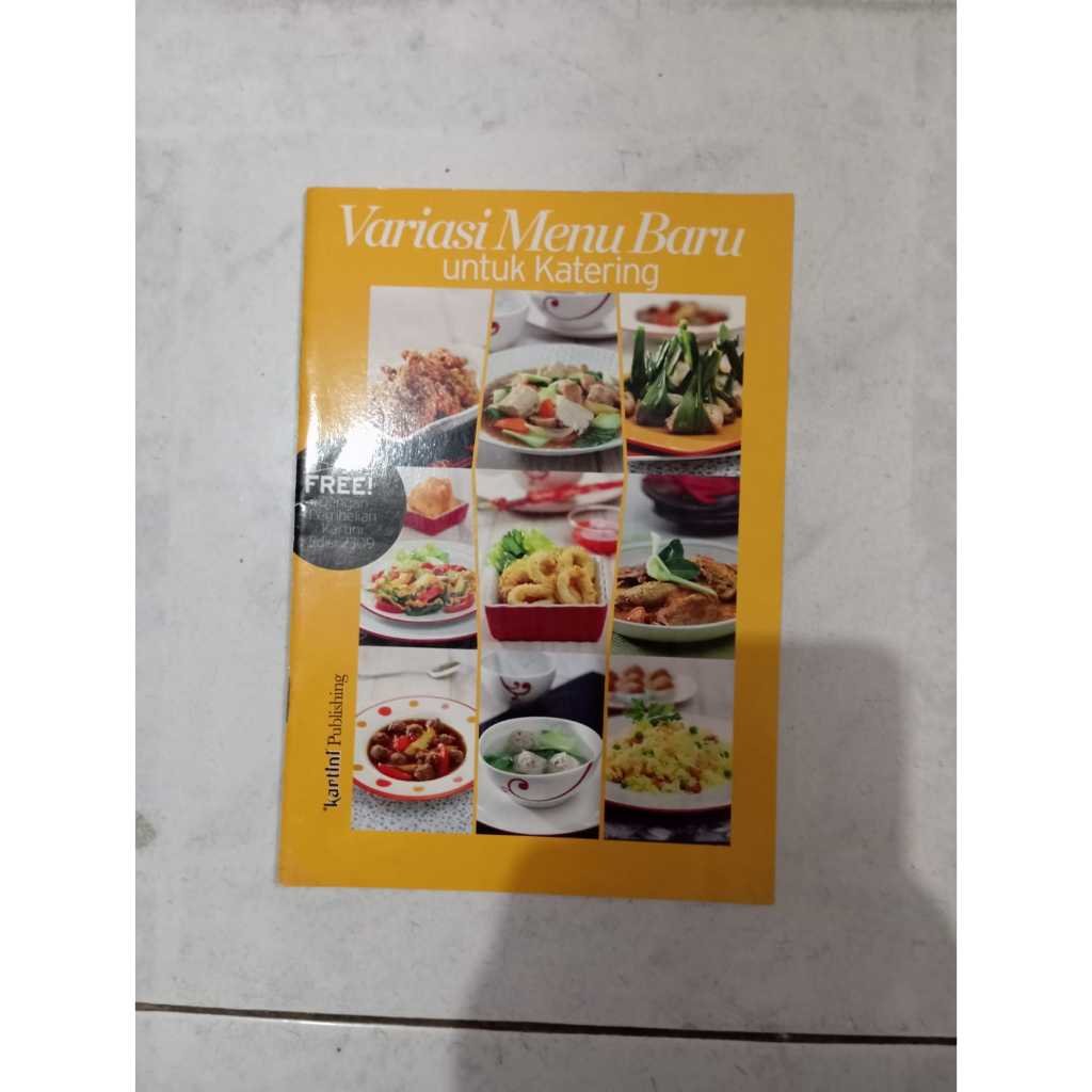 Buku Resep Variasi  Menu Baru Untuk Catering Majalah Kartini