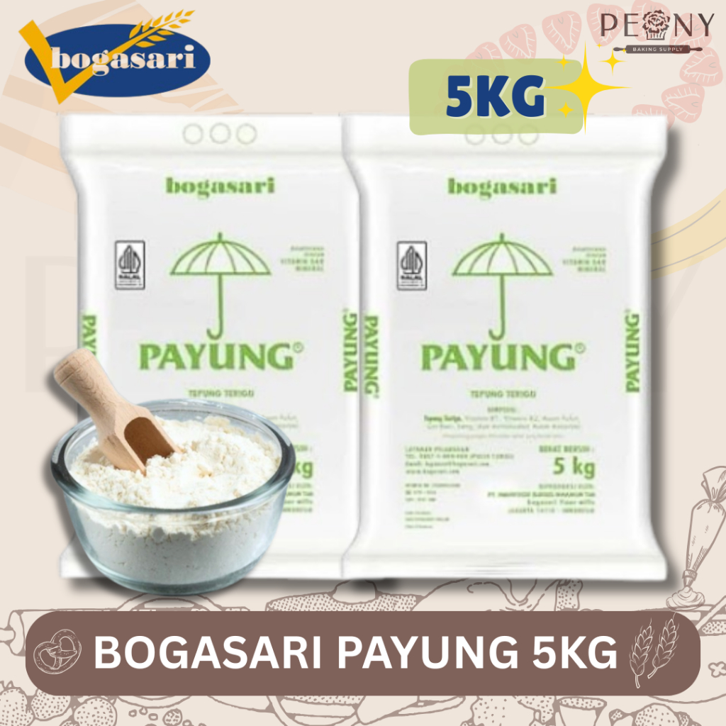 

TEPUNG TERIGU BOGASARI CAP PAYUNG KEMASAN 5KG