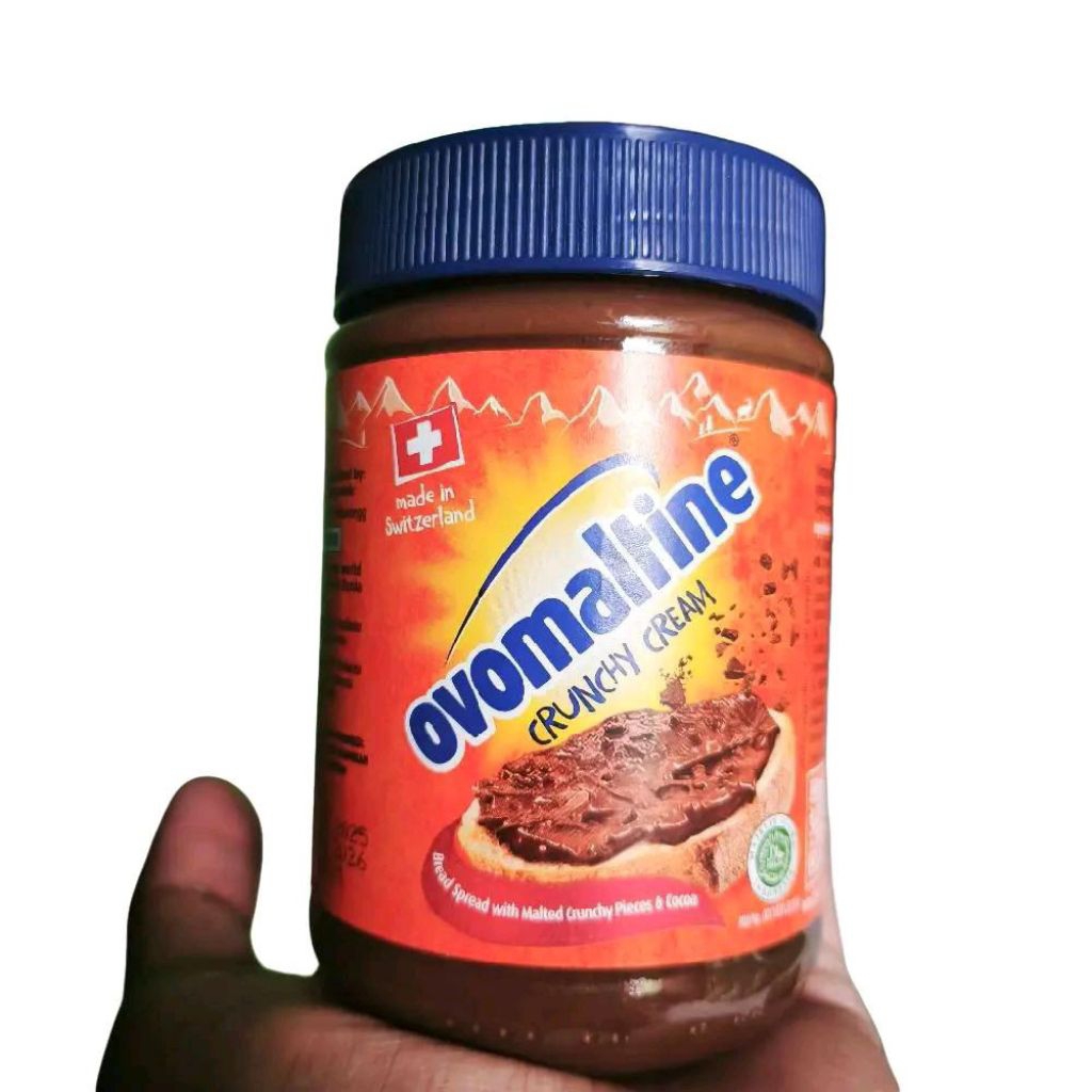 

Selai Ovomaltine crunchy cream spread import Switzerland -+300 gram