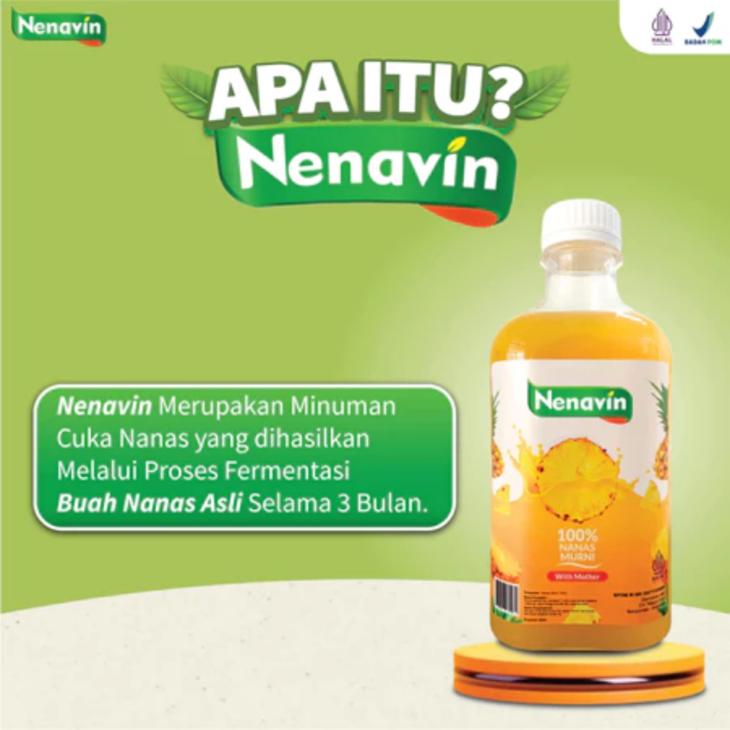 

Minuman Kesehatan Nenavin Fermentasi Nanas – Atasi Asam Lambung & Jaga Imun
