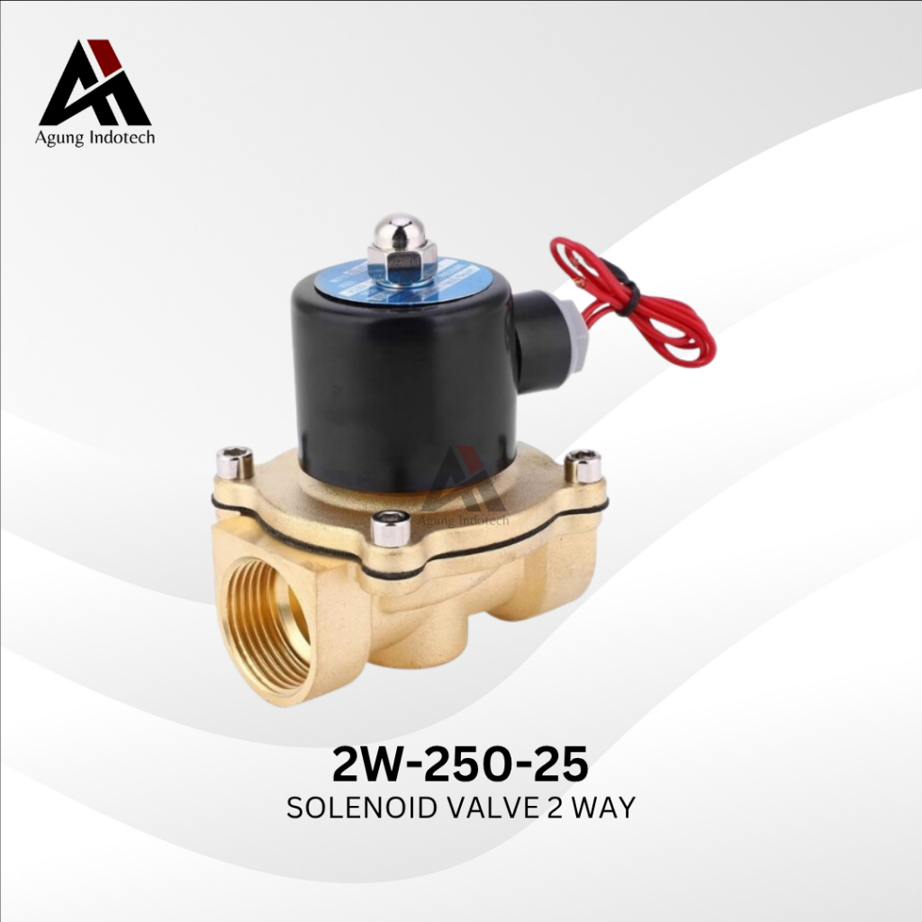 2W-250-25 / 2W 250 25 SOLENOID VALVE KUNINGAN 2 WAY