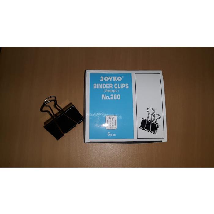 

Binder Clip Clips Joyko 280 Klip Jepitan Kertas Hitam Penjepit