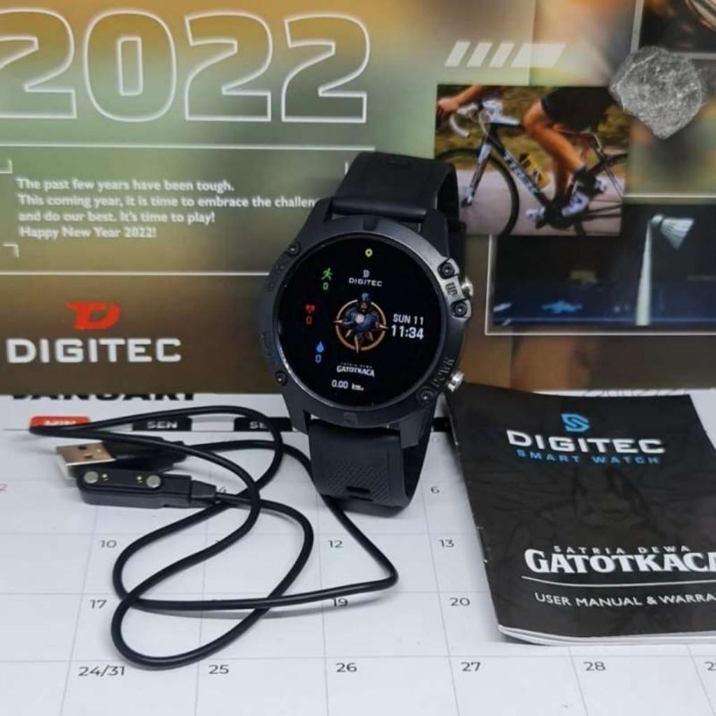 Jam Tangan Original Digitec Smartwatch Gatotkaca Hitam