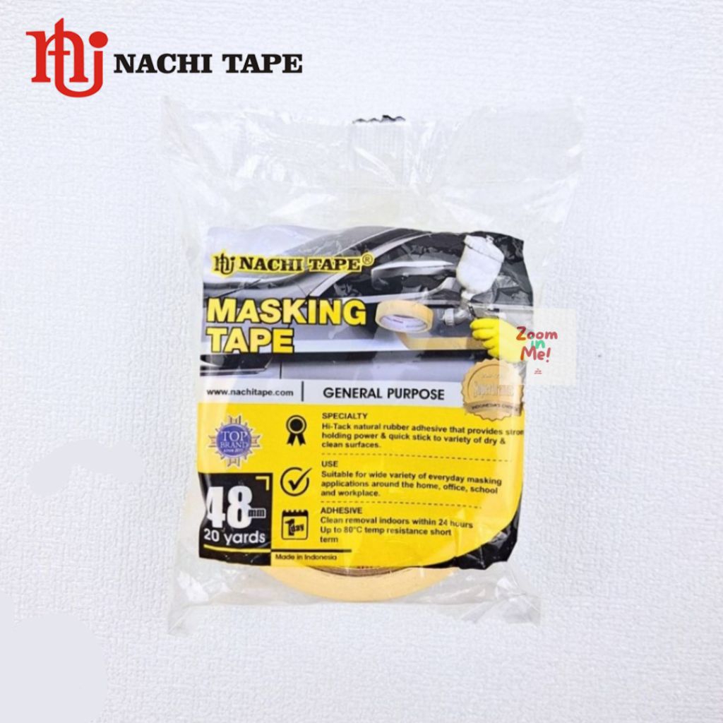 

ISOLASI KERTAS / MASKING TAPE NACHI Ukuran 1 & 2 Inch