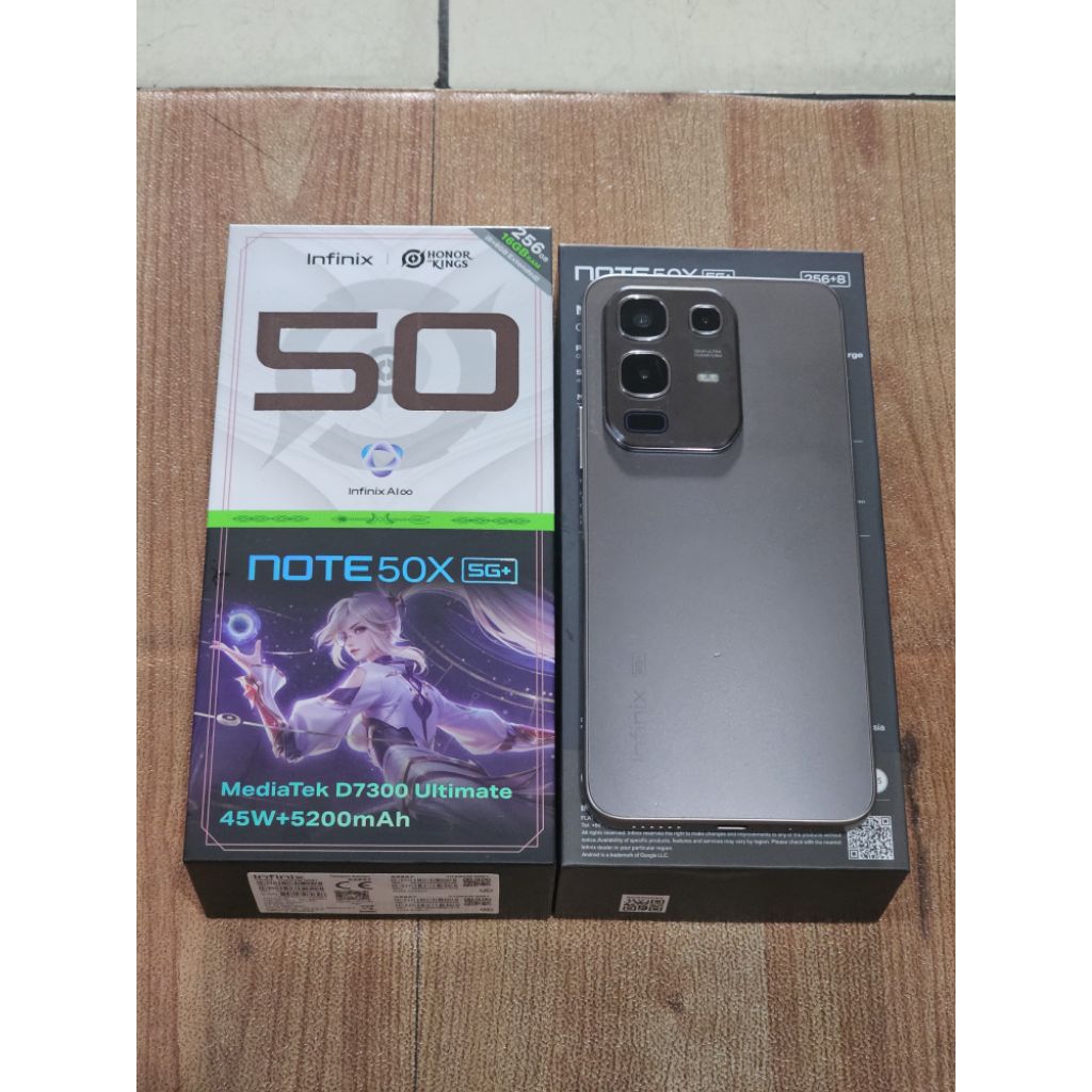 INFINIX NOTE 50X | NOTE 50 X 5G+ 8/256 SECOND MULUS FULLSET ACC LENGKAP