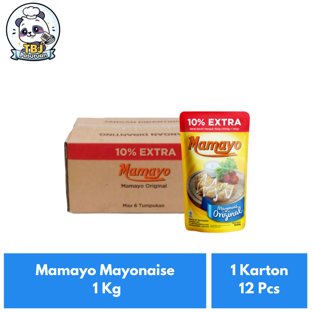 

Mamayo Mayonaise 1 Kg Kemasan 1 Karton Isi 12 Pcs