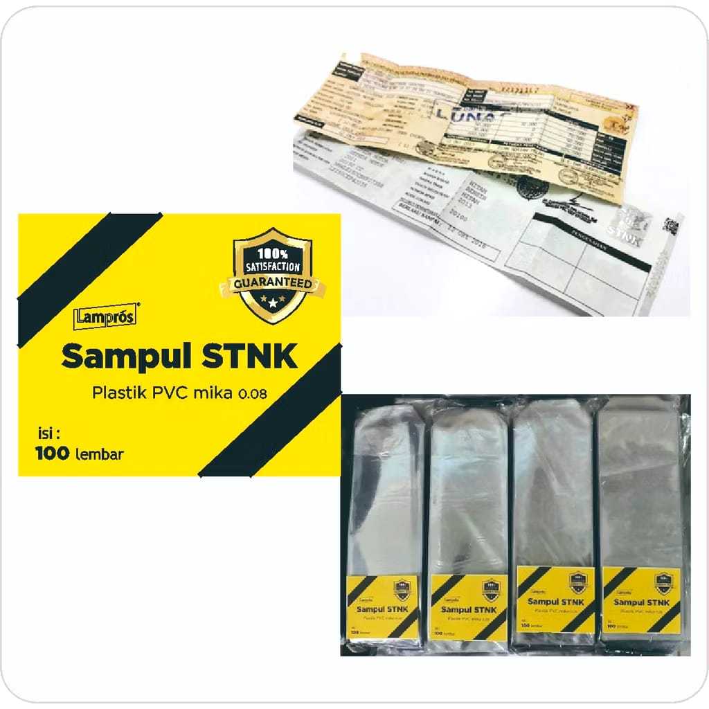 

Anti gores laminasi plastik pelapis pelindung protector pvc sheet stnk motor mobil