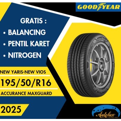 BAN MOBIL GOODYEAR 195/50 R16 ASSURANCE MAXGUARD 2025