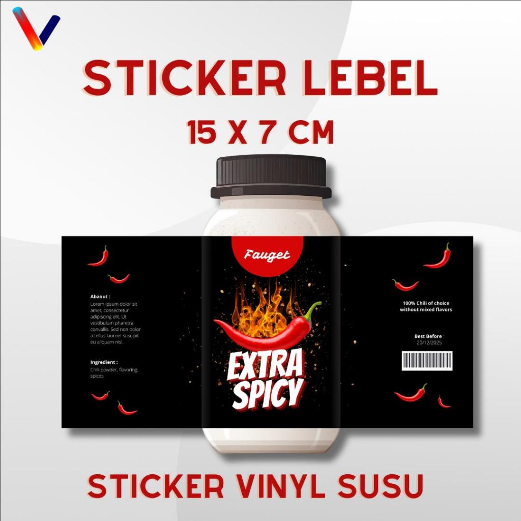 

Stiker Lebel ANTI AIR 15 x 7 cm Bahan Vinyl Susu