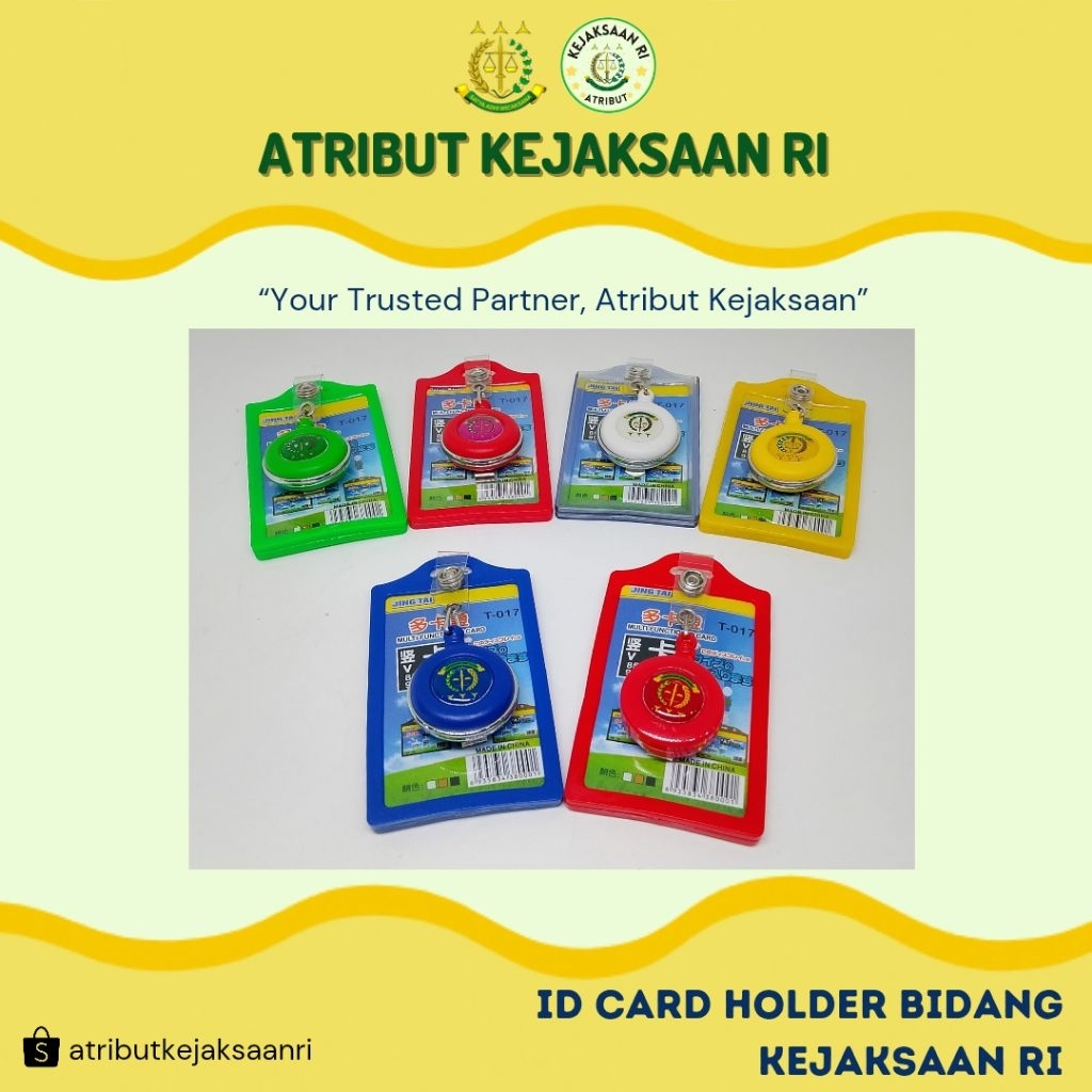 

ATRIBUT KEJAKSAAN RI - ID CARD YOYO HOLDER KEJAKSAAN RI