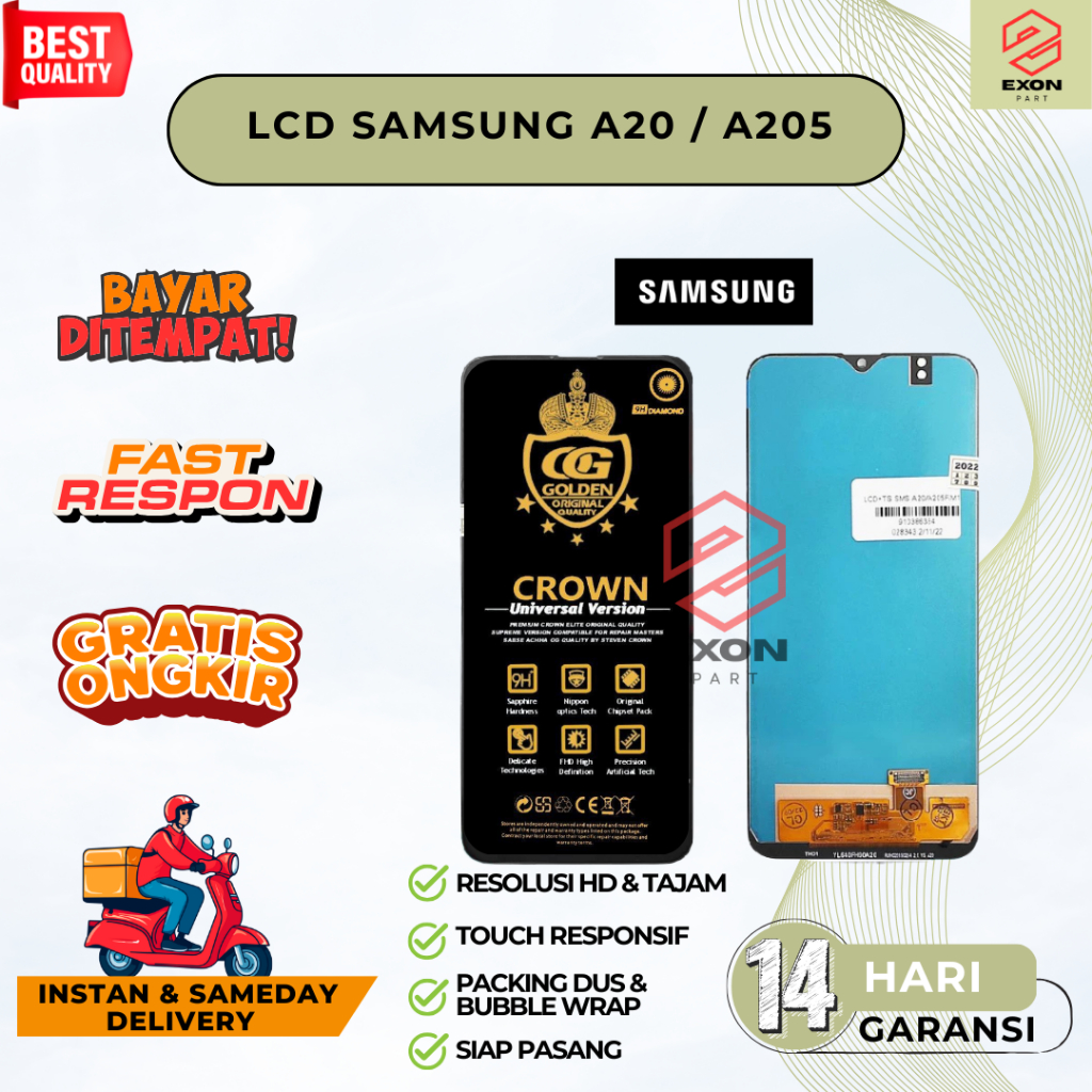 LCD TOUCHSCREEN SAMSUNG A20 / A205