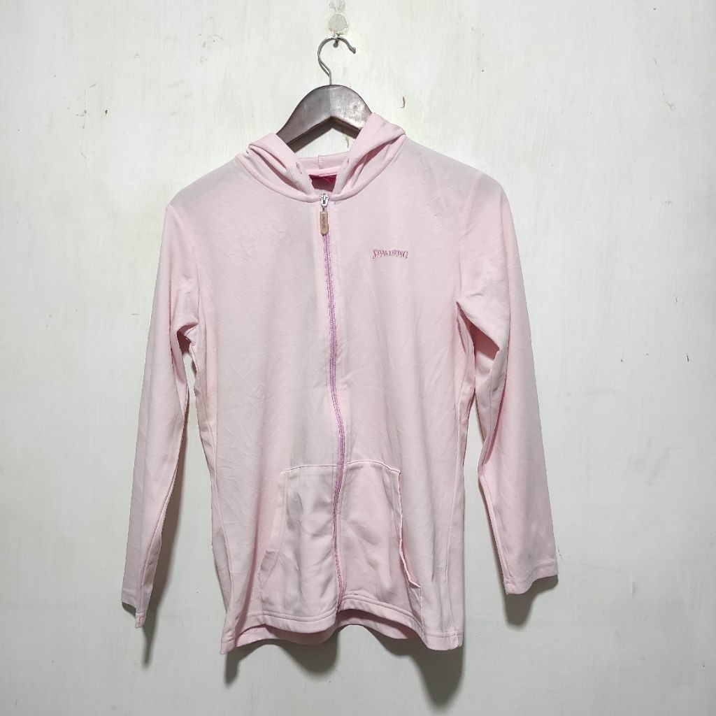 Hoodie Pink Spalding size : L