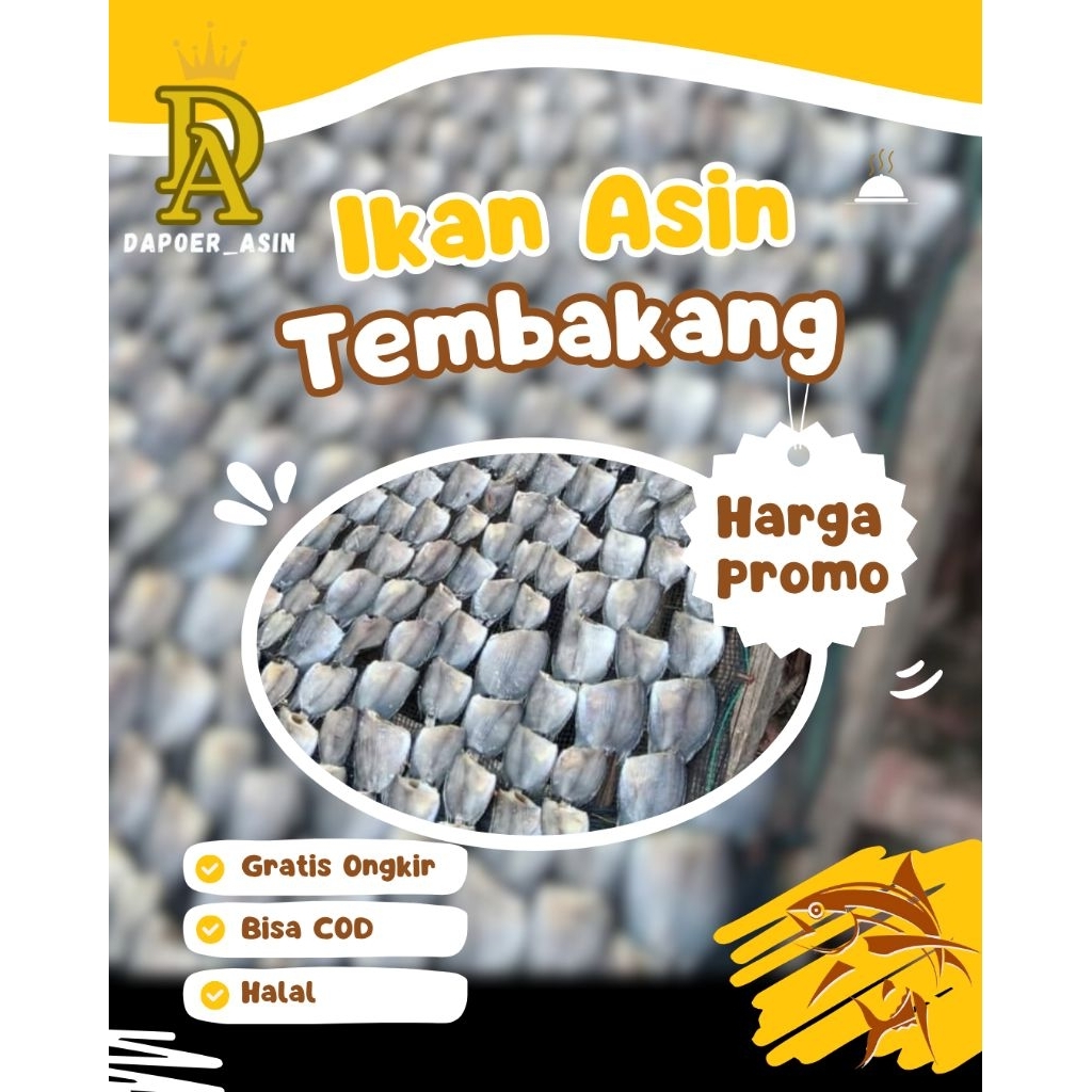 

Ikan asin Tembakang | Super Gurih | Kualitas Premium | Cocok untuk Lauk Harian