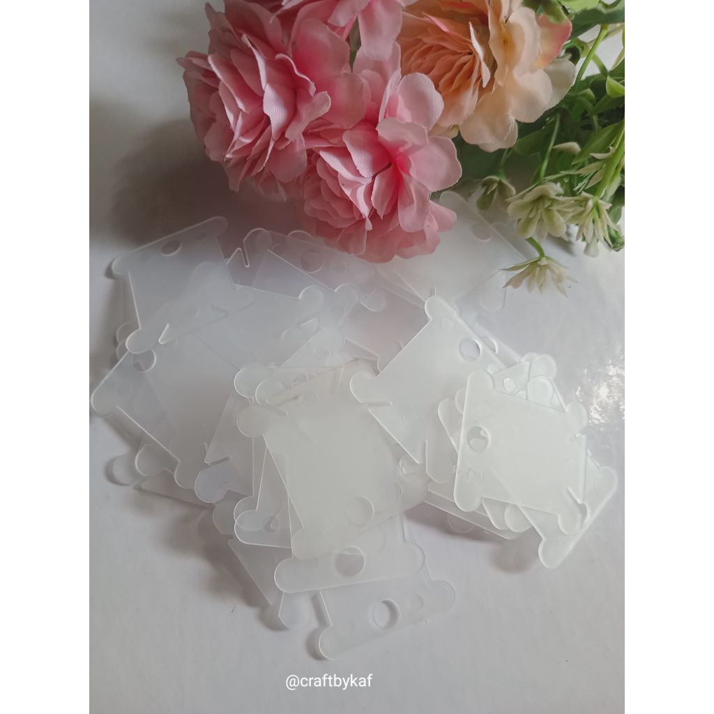 Bobbin card plastik/penggulung benang/Bobbin