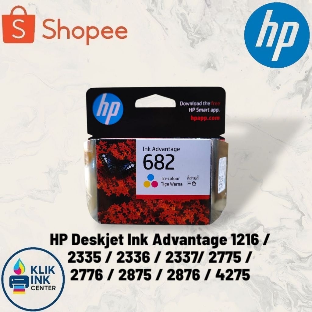 Tinta Hp 682 / Tinta Cartridge Hp 682 Colour Original