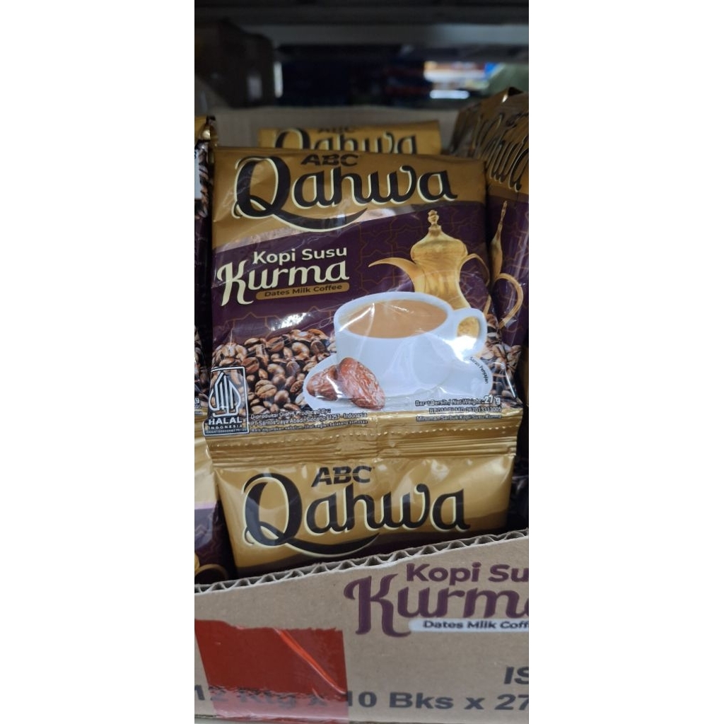 

ABC KOPI SUSU KURMA 1 renteng (10pcs)