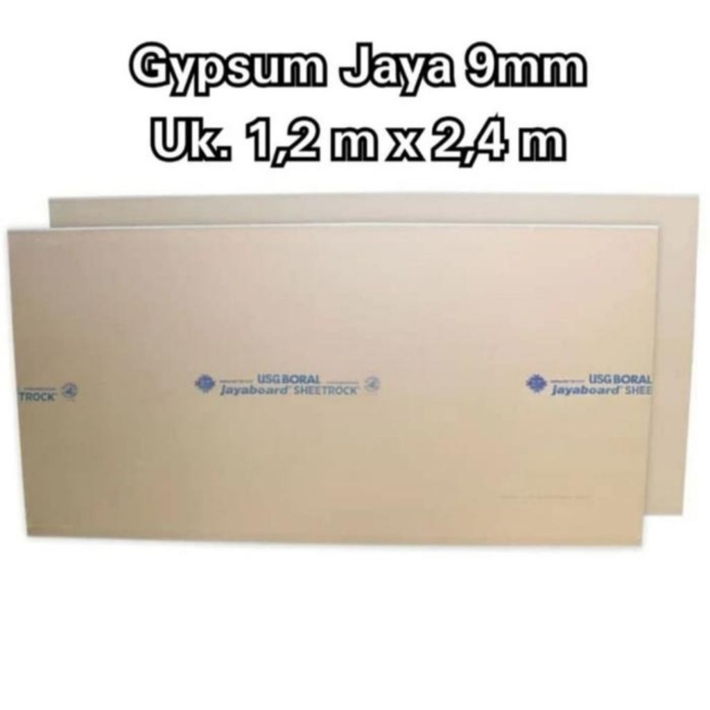 Gypsum Jayaboard 9mm