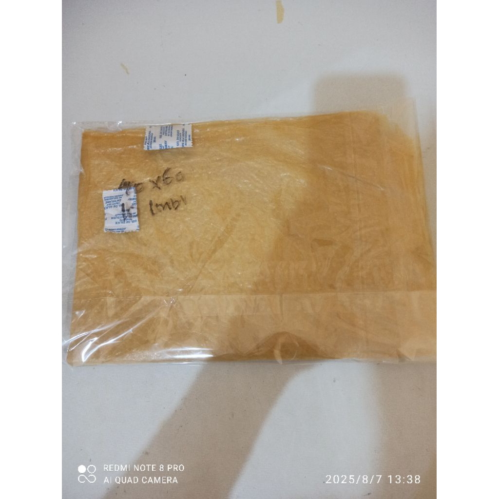 

kulit tahu tawar / kulit kembang tahu ukuran 40x60..simpanndi freezer