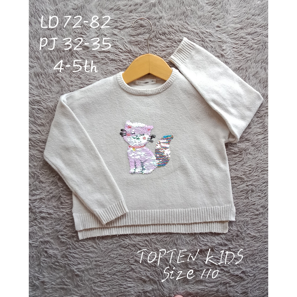 Sweater CN rajut -oversze- 4-5th -TOPTEN_KIDS-