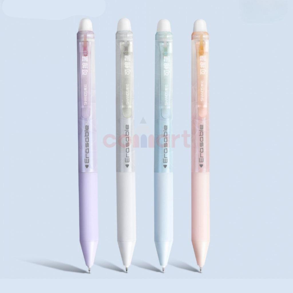 

Minimalist Macaron Erasable Gel Ink Pen Hapus 0.5mm Tinta Hitam Pena Bolpoin - Pulpen Gel Bisa Dihapus