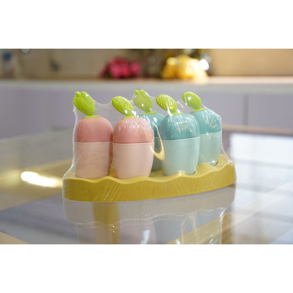 [X20-78] CTK. ES LOBAK 581 5PC/Cetakan Es Batu/Cetakan Kue Bentuk Lobak