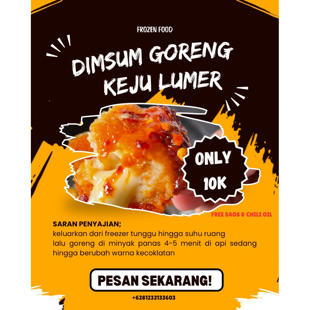 

DIMSUM GORENG KEJU 10k(3pcs)