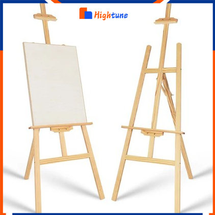 Hightune Easel Kayu Tand Frame Foto Prewedding Besar Stand Tripod Kayu Frame Lukisan Stand Kanvas Lu