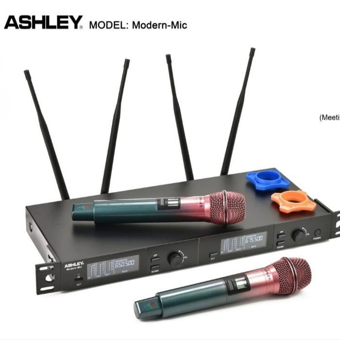 Mic Wireless ASHLEY Modern Mic / Ashley Modern Mic Wireless - GARANSI RESMI