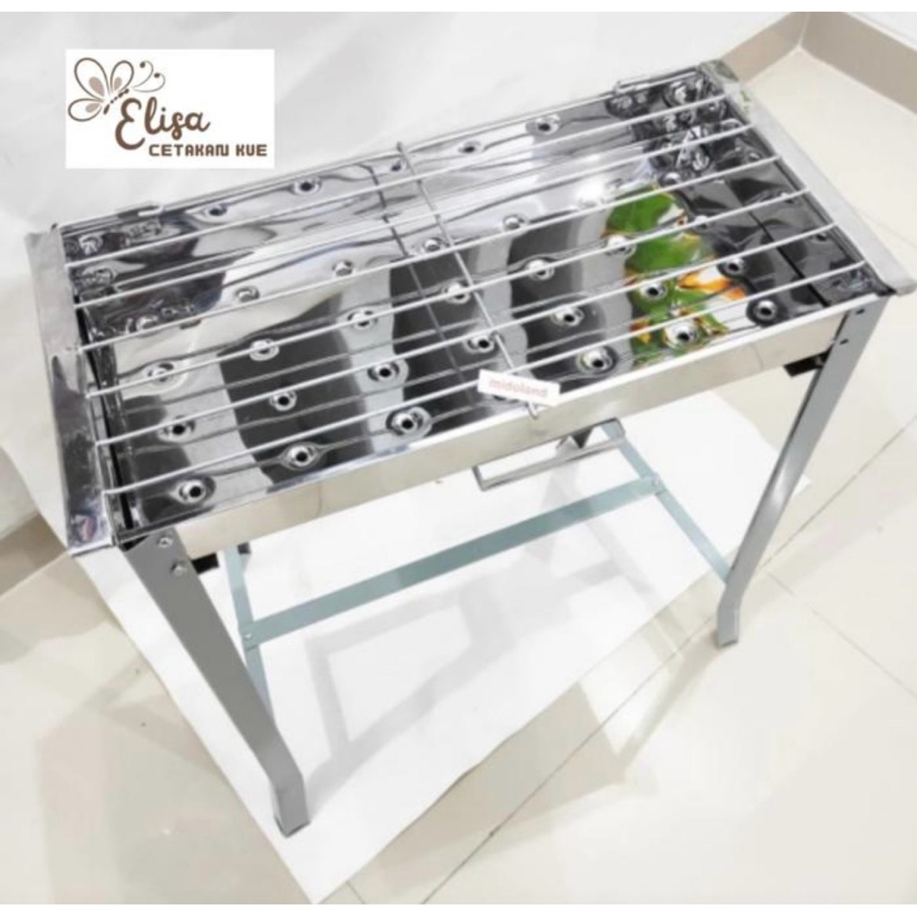 Panggangan Sate Arang Jumbo Stainless / Bakaran Sate  Ayam Ikan JUMBO