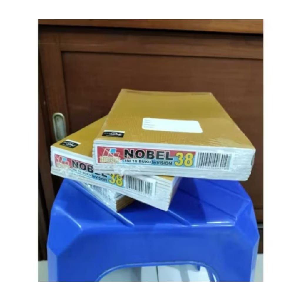 

(1 PAK) Buku Tulis NOBEL COKLAT 38 Lembar / Isi 10 Buku