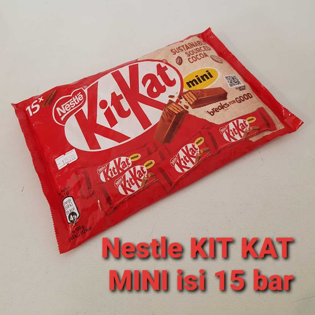 

Nestle KIT KAT ITALIA Mini lsi 15 bar / ORIGINAL diproduksi only for Italy