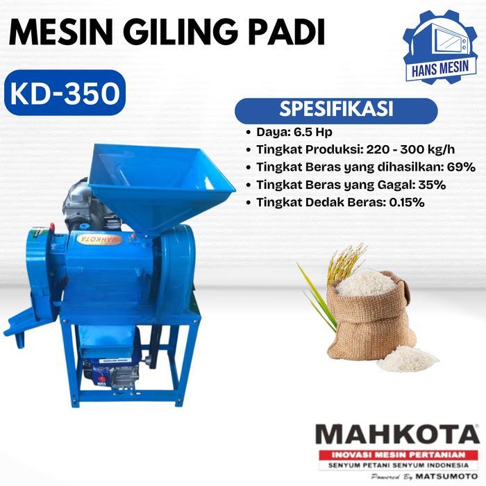 MESIN GILING PADI KD-350 ( MAHKOTA )