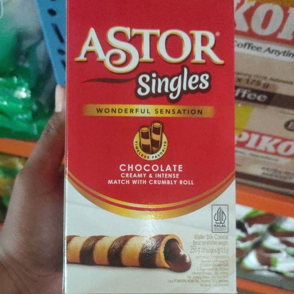 

Astor singles wafer stik 1 pack isi 20 bungkus