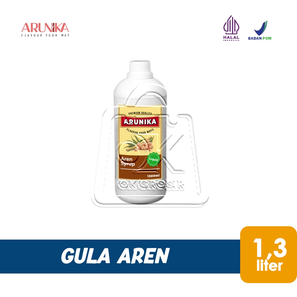 

Sirup Gula Aren ARUNIKA Arenga Palm Syrup 1300ML (1,3 Liter)