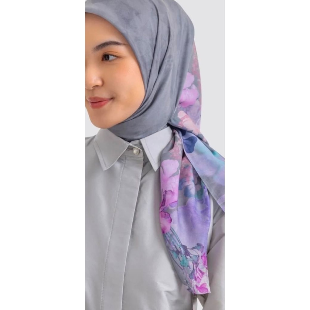 Promo Sale Hijab Ria Miranda Lenora Ash Grey
